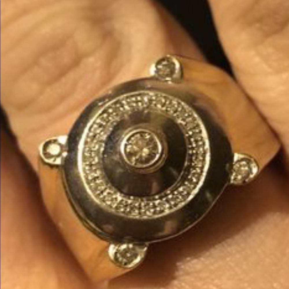 Men’s yellow and white gold with diamonds